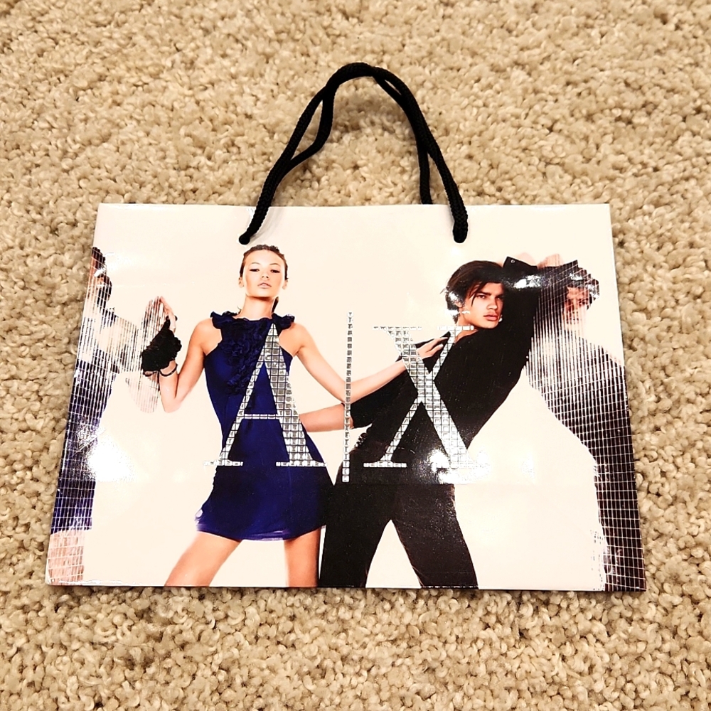 A/X Armani Exchange paper shopping bag